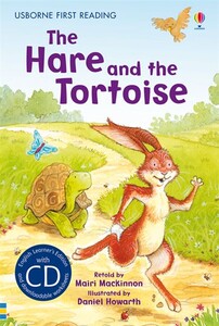 Книги про животных: The Hare and the Tortoise + CD [Usborne]