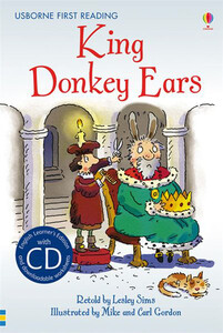 Обучение чтению, азбуке: King Donkey Ears + CD [Usborne]