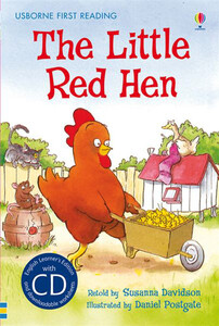 Обучение чтению, азбуке: The Little Red Hen + CD [Usborne]