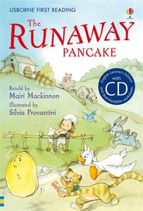 Навчання читанню, абетці: The Runaway Pancake + CD [Usborne]