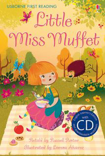 Художні книги: Little Miss Muffet - English Learner's Editions 1: Elementary + CD [Usborne]