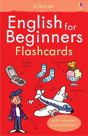 Обучение чтению, азбуке: English for beginners flashcards [Usborne]