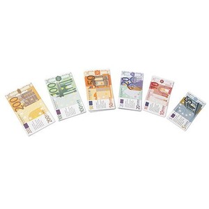 Ігри та іграшки: Іграшкові гроші банкноти Євро Learning Resources