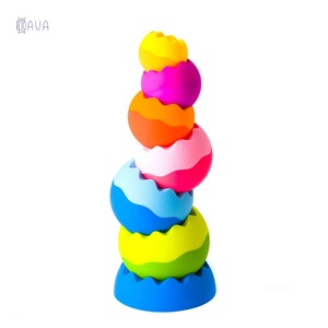 Игры и игрушки: Пирамидка-балансир, Fat Brain Toys Tobbles Neo