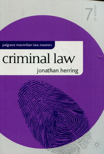 Книги для дорослих: Criminal Law