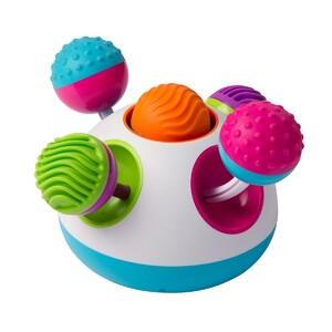 Брязкальця і прорізувачі: Інтерактивна іграшка «Сенсорна лабораторія» Klickity, Fat Brain Toys