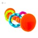 Прорезыватель-погремушка на присосках, Fat Brain Toys pipSquigz Loops оранжевый дополнительное фото 5.