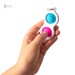 Тактильный антистресс-брелок Кнопки, Fat Brain Toys Simpl Dimpl 4 цвета в ассорт. дополнительное фото 3.