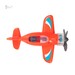 Іграшковий літак Крутись пропелер, Fat Brain Toys Playviator червоний дополнительное фото 3.