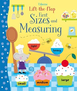Книги с логическими заданиями: Lift-the-flap first sizes and measuring [Usborne]
