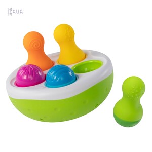 Игры и игрушки: Сортер-балансир Неваляшки, Fat Brain Toys Spinny Pins