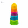 Пірамідка тактильна Чашки, Fat Brain Toys dimpl stack