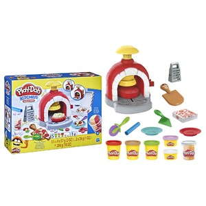 Сюжетно-рольові ігри: Ігровий набір з пластиліном «Печемо піцу», Play-Doh