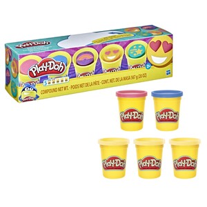Ліплення та пластилін: Набор пластиліна з 5 баночок, Play-Doh