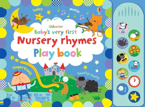 Музичні книги: Baby's very first nursery rhymes playbook [Usborne]