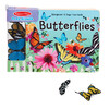 Игровой набор: фигурки бабочек и книга, Melissa & Doug