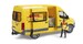Набір ігровий: автомобіль кур'єр DHL 1:16 MB Sprinter з фігуркою та аксесуарами, Bruder дополнительное фото 3.