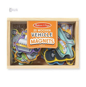 Игры и игрушки: Фигурки на магнитах «Транспорт», Melissa & Doug