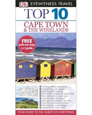 Для середнього шкільного віку: DK Eyewitness Top 10 Travel Guide: Cape Town and the Winelands