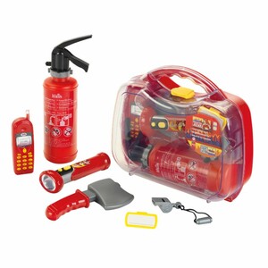 Ігри та іграшки: Ігровий набір пожежника у прозорому кейсі, Klein