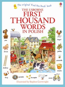 Обучение чтению, азбуке: First thousand words in Polish [Usborne]