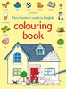 First hundred words in English colouring book [Usborne]