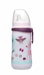 Поильники, бутылочки, чашки: Поильник First Cup с широким горлышком, розовый, 330 мл, Nip