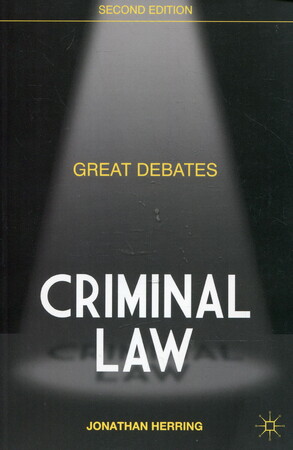 Право: Great Debates in Criminal Law