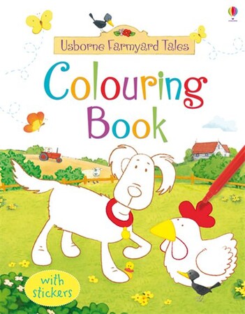 Книги для детей: Farmyard Tales colouring book