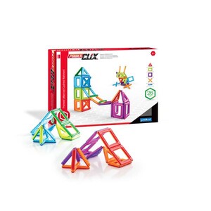 Ігри та іграшки: Магнітний конструктор Guidecraft PowerClix Frames, 26 деталей