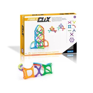 Ігри та іграшки: Магнітний конструктор Guidecraft PowerClix Organics, 26 деталей