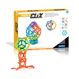 Игры и игрушки: Магнитный конструктор Guidecraft PowerClix Organics, 74 детали