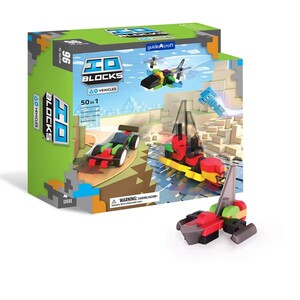 Ігри та іграшки: Конструктор Guidecraft IO Blocks Транспорт із доповненою 3d реальністю, 96 деталей