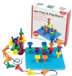 Игры и игрушки: Развивающий набор "Цветные колышки" EDX Education