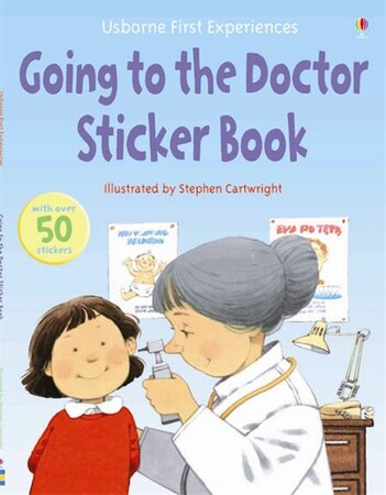 Альбомы с наклейками: Going to the doctor sticker book