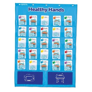Для учителя: Органайзер с карманами «Чистые руки» Learning Resources