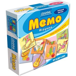 Игры и игрушки: Granna - Мемо. Игрушки (10701)