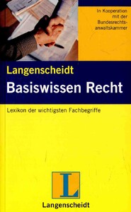 Іноземні мови: Langenscheidt Basiswissen Recht: In Kooperation mit der Bundesrechtsanwaltskammer