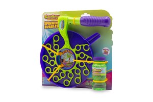 Игры и игрушки: Набор Генератор мыльных пузырей Gazillion «Кольцо с вращением», в наборе раствор 118 мл GZ36594