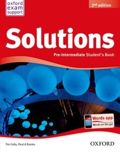 Книги для дітей: Solutions: Pre-Intermediate: Student Book (9780194552875)