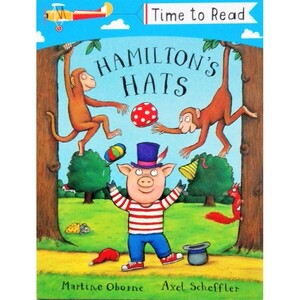 Обучение чтению, азбуке: Hamilton's Hats - Time to read