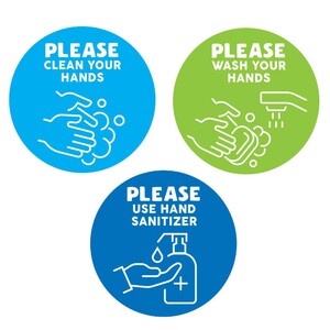 Детская комната: Наклейки «Гигиена рук» Hand2mind