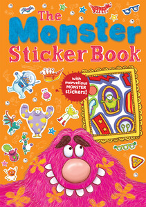 Книги для детей: The Monster Sticker Book