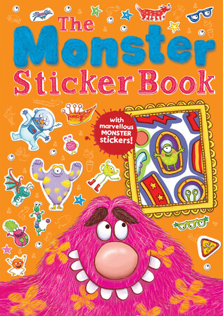 Альбоми з наклейками: The Monster Sticker Book