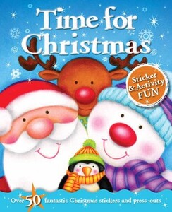 Книги з логічними завданнями: Time For Christmas - Sticker And Activity Book