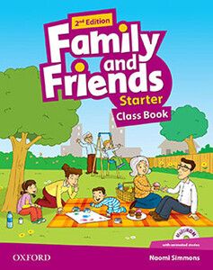 Книги для детей: Family and Friends 2nd Edition Starter Class Book (+ Multi-ROM) (9780194808286)