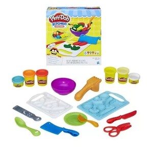 Лепка и пластилин: Плей-До Игровой набор "Приготовь и нарежь на дольки", Play-Doh