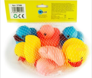 Розвивальні іграшки: Іграшка для ігор у воді Bebelino Яскраві качечки (57086)