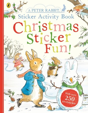Книги з логічними завданнями: Peter Rabbit Christmas Fun Sticker Activity Book
