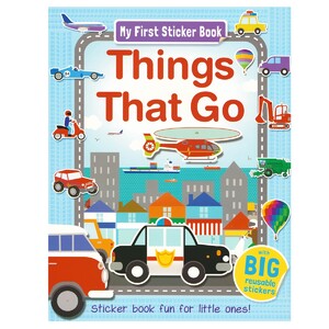 Альбомы с наклейками: Things That Go Sticker book